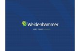 Weidenhammer Creative Project Highlights
