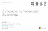 Cloud-enabling the Next Generation of Mobile Apps