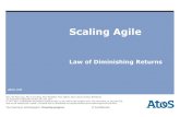 Scaled agile - Law of diminishing return