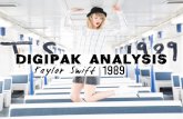 Digipak analysis   taylor swift -1989