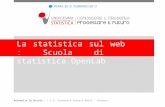 A. Di Nicola - La statistica sul web : Scuola di statistica OpenLab