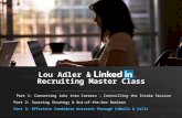 Lou Adler & LinkedIn Master Class: InMail Tactics To Recruit Passive Candidates