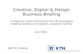 Creative, Digital & Design Business Briefing July 2015