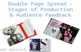 Double page spread – stages of production