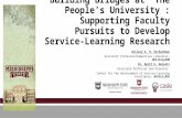 Building Bridges at "The People's University": Supporting Faculty Pursuits to Develop Service-Learning Research