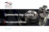 OpenStack Community App Catalog (http://apps.openstack.org)