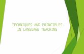 Power point techniques and principles in language teaching