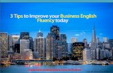 3 Tips to Improve Your Business English Fluency