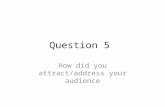 Media evaluation q5