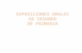 Exposiciones orales. CEIP Pinocho 14/15