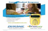 Convey student response system