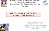 Marco Regulatorio del Ejercicio Médico