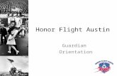 Honor flight guardian training for website