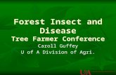 Insects and Disease - Caroll Guffy, UA Cooperative Extension Service