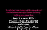 Studying everyday self-organized social movements from a story-telling perspective