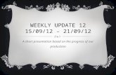 Weekly update 12