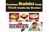 Rakhi thali gift online for brother | raksha bandhan gifts for brother