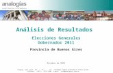 Analisis post electoral   provincia de buenos aires - elecciones generales a gobernador