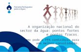 A organização nacional do sector da água pontos fortes e pontos fracos. Como pode a PPA contribuir para uma maior consolidação (Porto)