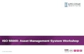 ISO 55000: Asset Management System Workshop