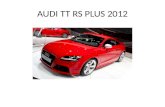 Audi tt rs plus 2012