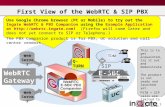 HOWTO Ingate Example WebRTC Client