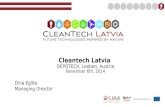 Cleantech Latvia presentation at Depotech 2014