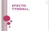 Efecto tyndall - Experiencias en Ciencias