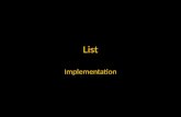 Javascript - ADT -  List - Implementation