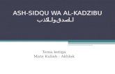 Ash sidqu wa al-kadzibu