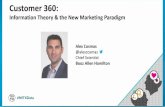 #MITXData - Customer 360: Information Theory & the New Marketing Paradigm