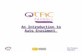 Introduction to Auto Enrolment