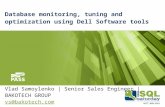 Мониторинг, тюнинг и оптимизация баз данных, используя продукты Dell Software