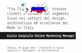 Fra Italia e Russia: trovare clienti e vendere nel segmento lusso nei settori del design, architettura ed eccellenze del Made in Italy