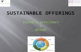 SUSTAINABLE OFFERINGS