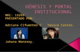 Génesis y portal institucional