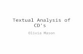 Textual analysis of cd’s