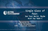 Single Glass of Pain: See Your World, Maybe You Wish You Hadn't