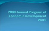 2008 economic development work