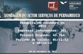 Sondagem de serviços pernambuco fgv  dezembro de 2012 b 2