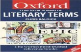 Oxford concise dictionary of literary terms