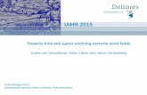IAHR2015 - Towards time and space evolving extreme wind fields, nieuwkoop, deltares, 30062015