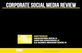 Corporate social media review draft