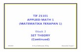 Matematika terapan week 3