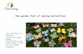 The garden full of Spring butterflies