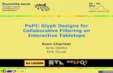 PoPI: Glyph Designs for Collaborative Filtering on Interactive Tabletops