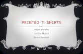 Printed t-shirts