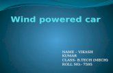Wind power car for mechanical engg new ppt