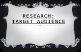 Research: Target Audience
