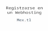 Registrarse en un webhosting